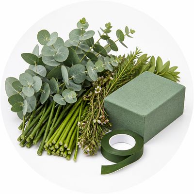 Components: stems, foliage and fillers sold by the piece