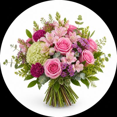 Ready-made arrangements from local florists