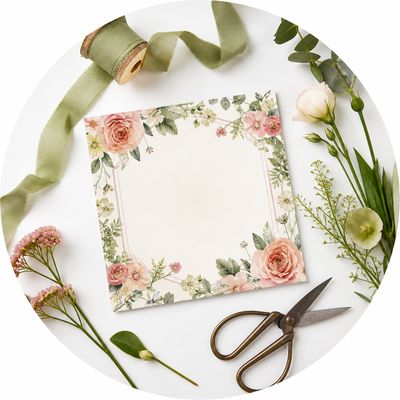 Free floral recipe templates with materials lists