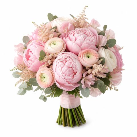 Wedding peonies