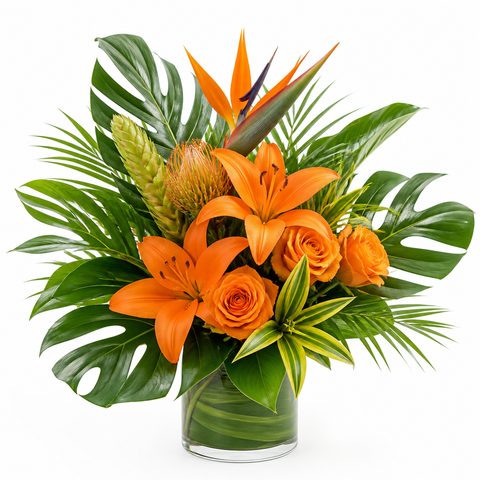 Congratulations tropical arrangement